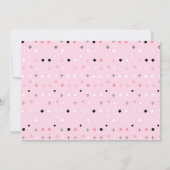 Carte de remerciements fantôme d'Halloween rose av (Dos)