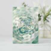 Carte De Remerciements Farmhouse Green Galaxy Space Futuristic (Debout devant)