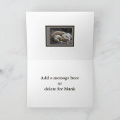 Carte De Remerciements Faune de Meerkat (Intérieur)