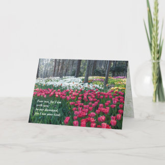 Carte De Remerciements "Fear Not, for I Am with You"  Encouragement Card