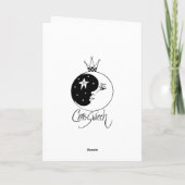 Carte De Remerciements fée de joie (Dos)