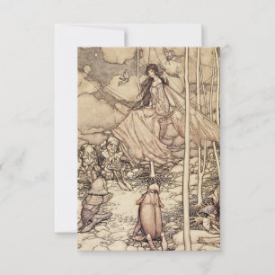Carte De Remerciements « Fées et elfes » par Arthur Rackham