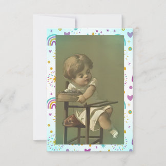 Carte De Remerciements Feisty Baby