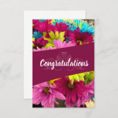 Carte De Remerciements Félicitations (Devant / Derrière)