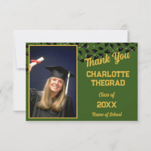 Carte De Remerciements Félicitations à la fête de graduation Personnalise