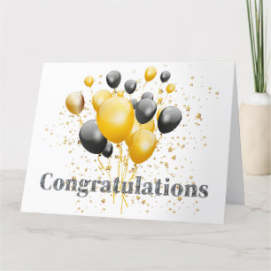 Carte De Remerciements Félicitations Boule Disco Décoratif