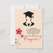 Carte De Remerciements Félicitations pour la remise des diplômes (Devant)