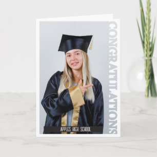 Carte De Remerciements Félicitations pour la remise des diplômes de la cé