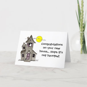Carte De Remerciements Félicitations pour votre nouvelle maison - Funny C