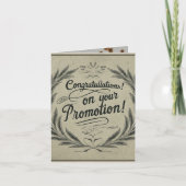 Carte De Remerciements Félicitations pour votre promotion ! (Devant)