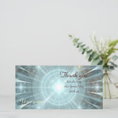 Carte De Remerciements Fenêtre de la cathédrale de Noël (Debout devant)