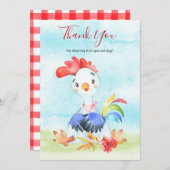 Carte De Remerciements Ferme à costumes d'eau (Devant / Derrière)