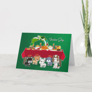Carte De Remerciements Festive Joy