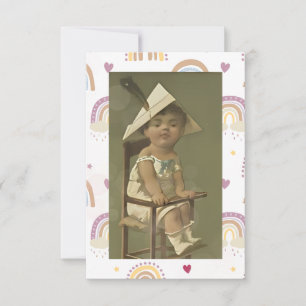 Carte De Remerciements Fête