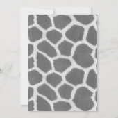 Carte De Remerciements Fête Animale | Anniversaire d'Animal Sauvage (Dos)