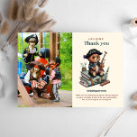 Carte De Remerciements Fête d'anniversaire à thème de l'ours pirate<br><div class="desc">Exprimez votre gratitude avec notre Carte de remerciements d'anniversaire à thème Ours Pirate. Dotée d'un design ludique d'ours de pirate, cette carte est la façon parfaite de dire "Merci" à tous les jeunes boucaniers et invités qui se sont joints à la fête bouillonnante. Personnalisez la carte avec un message sincère...</div>