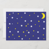 Carte De Remerciements Fête d'anniversaire Camping Pyjama Rose et Violet (Dos)