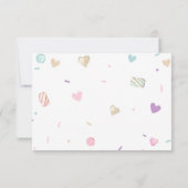 Carte De Remerciements Fête d'anniversaire Cupcake si douce bonbon (Dos)