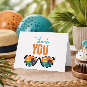Carte De Remerciements Fête d'anniversaire de Deux Mec Cool 2 ans