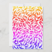 Carte De Remerciements Fête d'anniversaire de fille thème peinture artist (Dos)