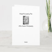 Carte De Remerciements Fête d'anniversaire de Maddi dans le jardin-2 (Dos)