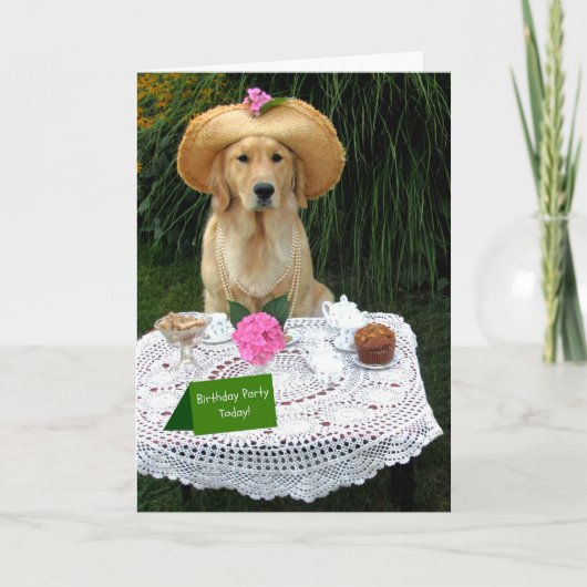 Carte De Remerciements Fête d'anniversaire de Maddi dans le jardin-2 (Devant)