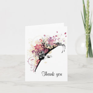 Carte De Remerciements Fête d'anniversaire de mariage de Fair Lady