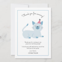 Fête d'anniversaire des enfants de chats Mignon