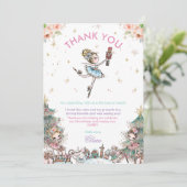 Carte De Remerciements Fête d'anniversaire du Ballet de Noël des Nutcrack (Debout devant)