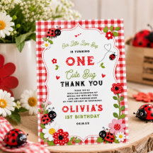 Fête d'anniversaire d'une coccinelle florale Bug m