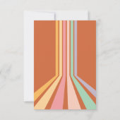 Carte De Remerciements Fête d'anniversaire rétro de bowling pour enfants (Dos)