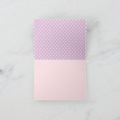 Carte De Remerciements Fête d'anniversaire rose de filles de princesse (Intérieur)