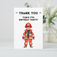 Fête d'anniversaire sur le thème des pompiers pour
