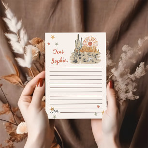 Carte De Remerciements Fête d'anniversaire Wild West Cowboy