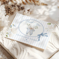 Fête de bébé garçon Coquette French linge à linge