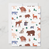 Carte De Remerciements Fête de bébé Jungle Wild One (Dos)