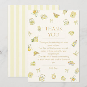 Carte De Remerciements Fête de Brunch Italien