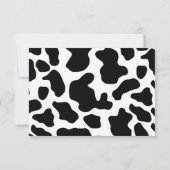 Carte De Remerciements Fête de la Vache Sainte (Dos)