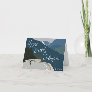 Carte De Remerciements Fête de l'impression numérique à vélo