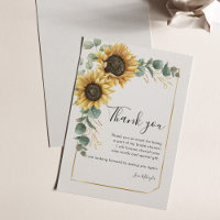 Fête de mariage aquarelle tournesol eucalyptus