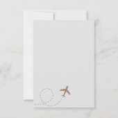 Carte De Remerciements Fête de mariage de Mlle à Mme  (Dos)