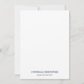 Carte De Remerciements Fête de mariage Funny Pizza (Dos)