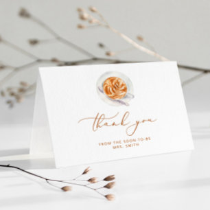 Carte De Remerciements Fête de mariage Love is brewing