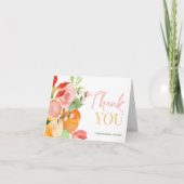 Carte De Remerciements Fête de mariage Main Squeeze (Devant)