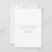 Carte De Remerciements Fête de mariage Petales et Prosecco (Dos)