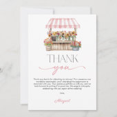 Carte De Remerciements Fête de mariage prénuptial Fresh off the Market (Devant)