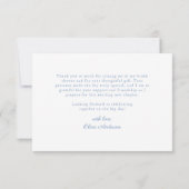 Carte De Remerciements Fête de mariage Soft Pastel Bloom (Dos)