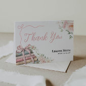 Carte De Remerciements Fête de Mariée avec un thème de livre d'images