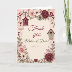 Carte De Remerciements Fête de pendaison de crémaillère en Maison Sage Bo