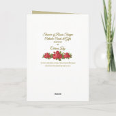 Carte De Remerciements Fête de St. Mary Magdalene 22 juillet (Dos)